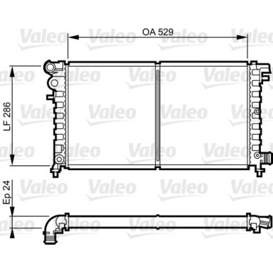 Valeo | Kühler, Motorkühlung | 731530