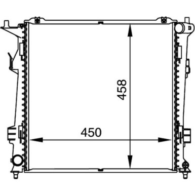 Mahle | Kühler, Motorkühlung | CR 1367 000P