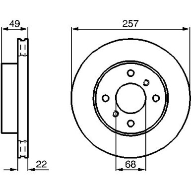 BOSCH | Bremsscheibe | 0 986 478 567