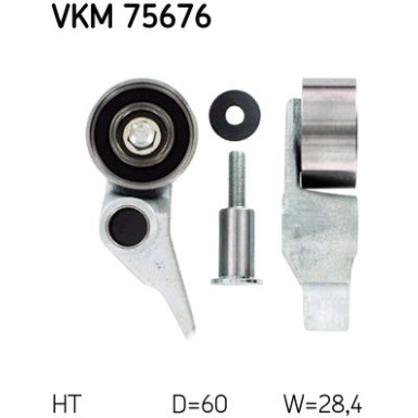 SKF | Spannrolle, Zahnriemen | VKM 75676