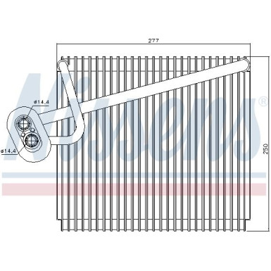 Nissens | Verdampfer, Klimaanlage | 92289