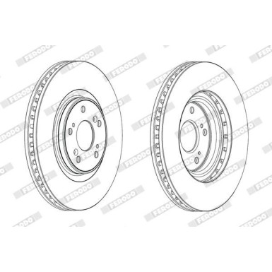 Ferodo | Bremsscheibe | DDF1777C-1 Ferodo | Bremsscheibe | DDF1777C-1