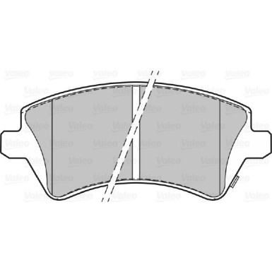 Valeo | Bremsbelagsatz, Scheibenbremse | 301679