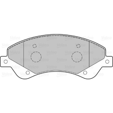 Valeo | Bremsbelagsatz, Scheibenbremse | 301818