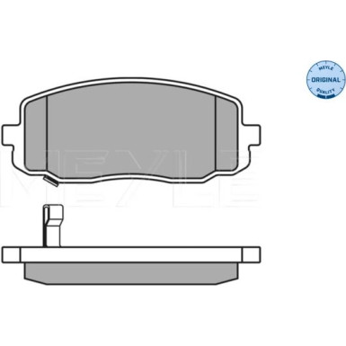 Meyle | Bremsbelagsatz, Scheibenbremse | 025 242 7516/W
