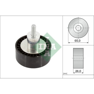 INA | Umlenk-/Führungsrolle, Keilrippenriemen | 532 0908 10
