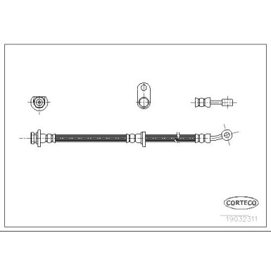 Corteco | Bremsschlauch | 19032311