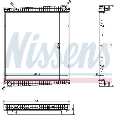 Nissens | Kühler, Motorkühlung | 6378750