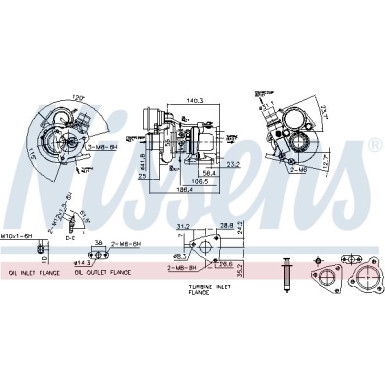 Nissens | Lader, Aufladung | 93141