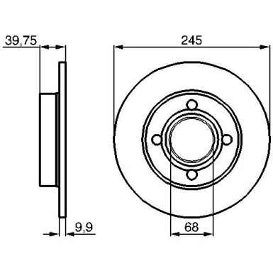 BOSCH | Bremsscheibe | 0 986 478 216