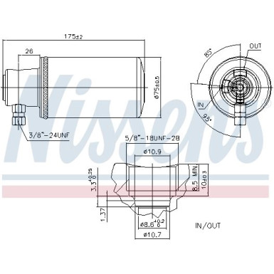 Nissens | Trockner, Klimaanlage | 95229