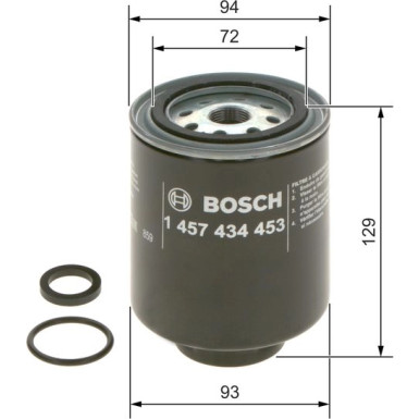 BOSCH | Kraftstofffilter | 1 457 434 453