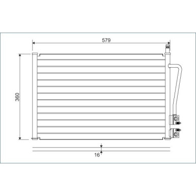 Valeo | Kondensator, Klimaanlage | 817664