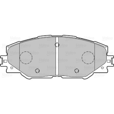 Valeo | Bremsbelagsatz, Scheibenbremse | 301078