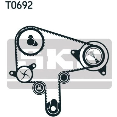 SKF | Wasserpumpe + Zahnriemensatz | VKMC 94920-1