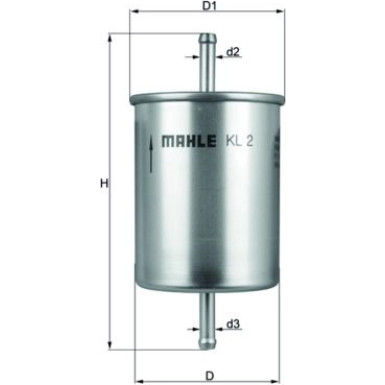Knecht | Kraftstofffilter | KL 2