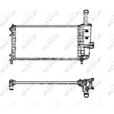 NRF | Kühler, Motorkühlung | 53605