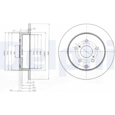 Delphi | Bremsscheibe | BG4051