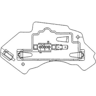 Mahle | Regler, Innenraumgebläse | ABR 28 000P