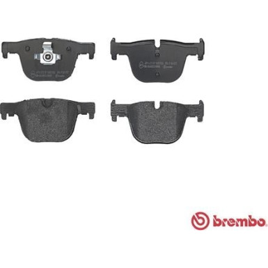 Brembo | Bremsbelagsatz, Scheibenbremse | P 06 072