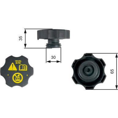 Gates | Verschlussdeckel, Kühlmittelbehälter | RC249