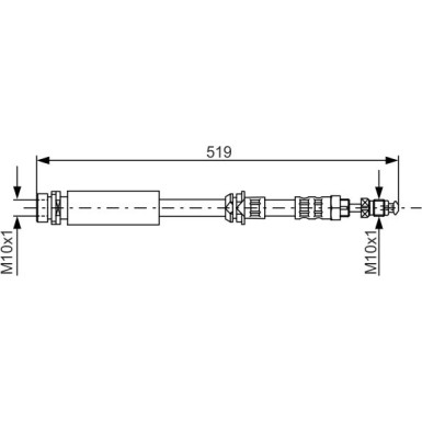 BOSCH | Bremsschlauch | 1 987 476 993