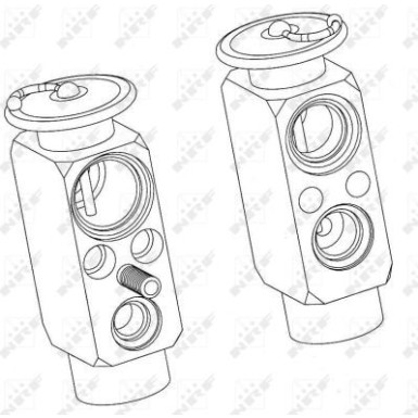 NRF | Expansionsventil, Klimaanlage | 38398