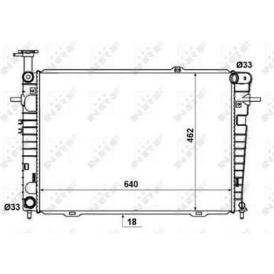 NRF | Kühler, Motorkühlung | 53192