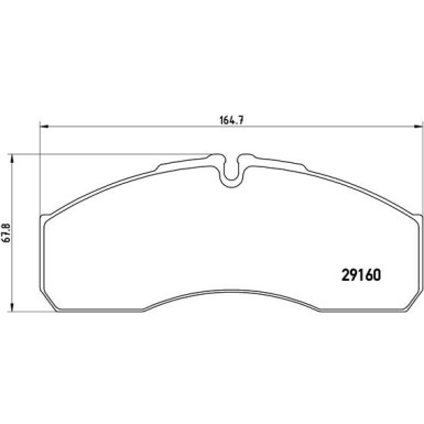 Brembo | Bremsbelagsatz, Scheibenbremse | P A6 022