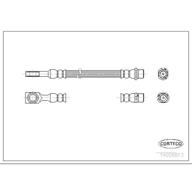 Corteco | Bremsschlauch | 19026813