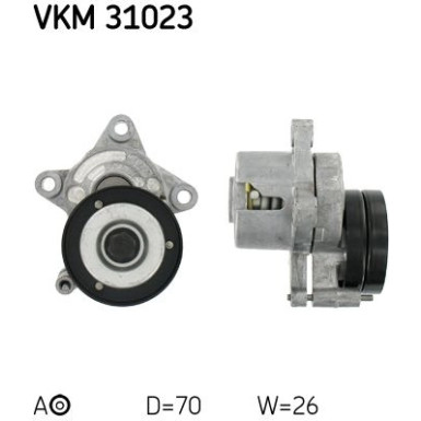 SKF | Spannrolle, Keilrippenriemen | VKM 31023