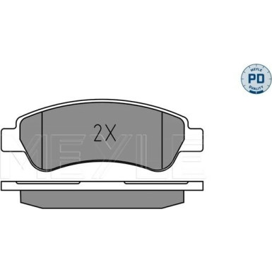 Meyle | Bremsbelagsatz, Scheibenbremse | 025 220 4119/PD