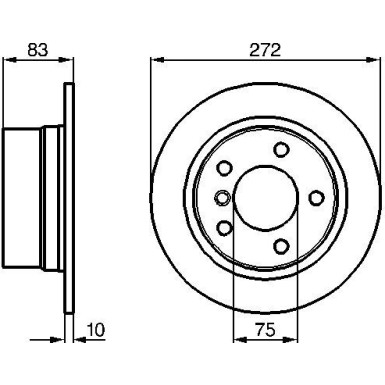 BOSCH | Bremsscheibe | 0 986 478 439