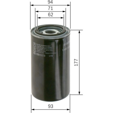 BOSCH | Kraftstofffilter | 1 457 434 180