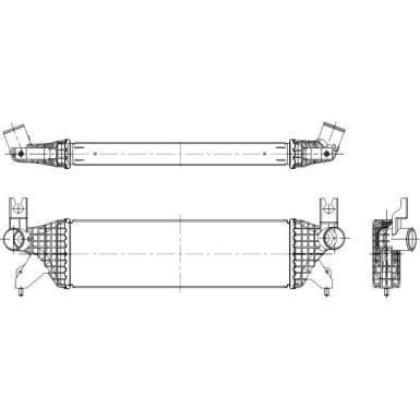 NRF | Ladeluftkühler | 309116