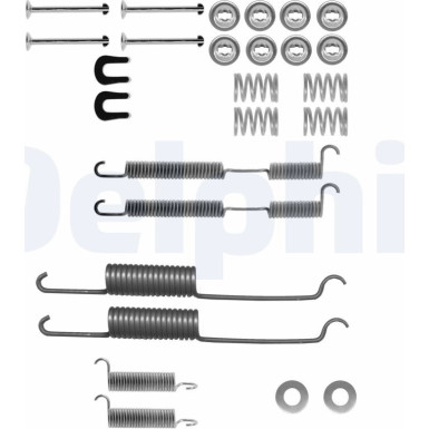 Delphi | Zubehörsatz, Bremsbacken | LY1092
