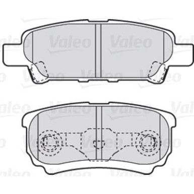 Valeo | Bremsbelagsatz, Scheibenbremse | 301852