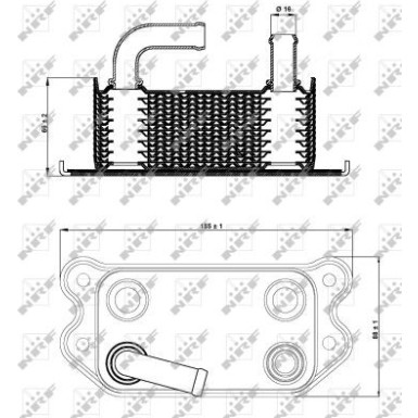 NRF | Ölkühler, Motoröl | 31296