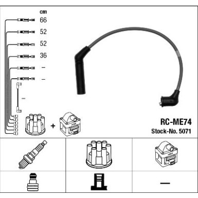 NGK | Zündleitungssatz | 5071