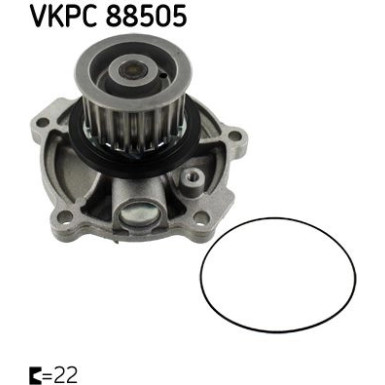 SKF | Wasserpumpe | VKPC 88505