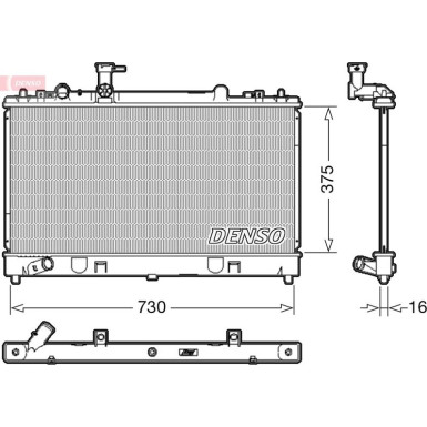 Denso | Kühler, Motorkühlung | DRM44037