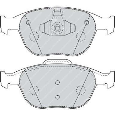 Ferodo | Bremsbelagsatz, Scheibenbremse | FVR1568