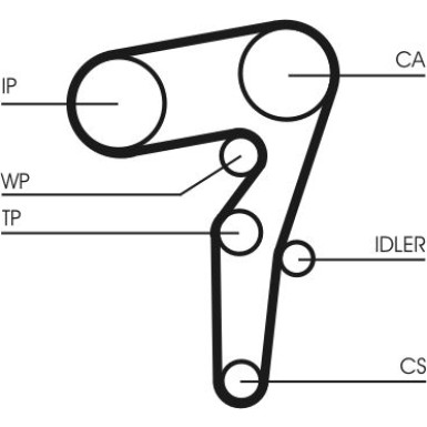 ContiTech | Zahnriemen | CT1155