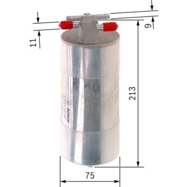 BOSCH | Kraftstofffilter | F 026 402 845