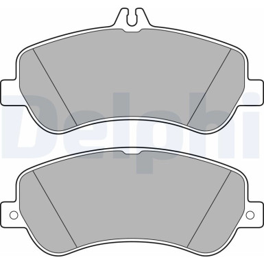 Delphi | Bremsbelagsatz, Scheibenbremse | LP2146