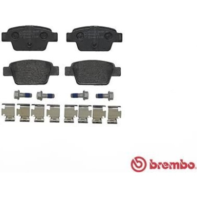 Brembo | Bremsbelagsatz, Scheibenbremse | P 23 080