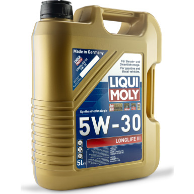 LIQUI MOLY 20647 Longlife III 5W-30 Motorenöl VW 507 00, 5L