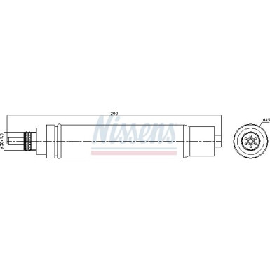 Nissens | Trockner, Klimaanlage | 95333