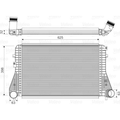 Valeo | Ladeluftkühler | 818674