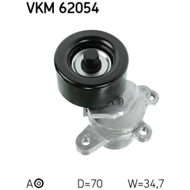 SKF | Spannrolle, Keilrippenriemen | VKM 62054